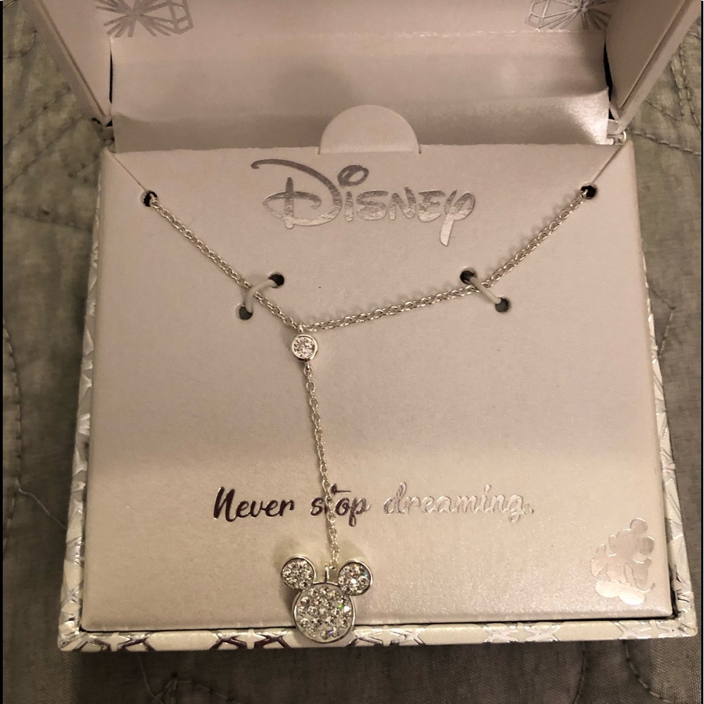 NWT Disney Mickey Swarovski 18” Necklace